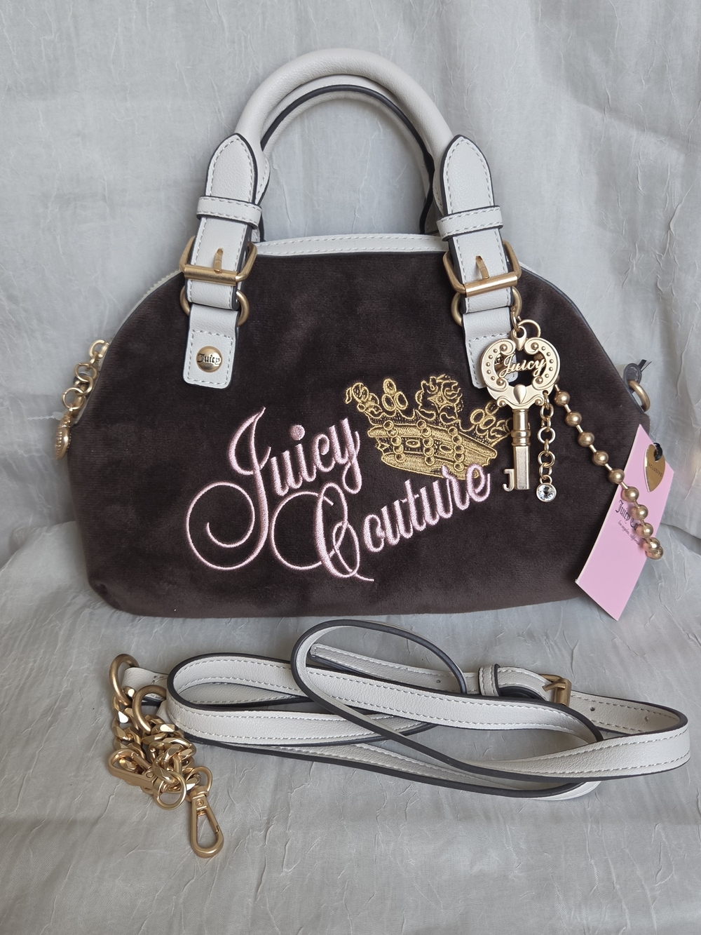Juicy Couture "Key To Juicy" Dome Satchel - Picture 1 of 11